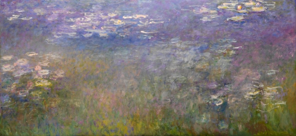 "Water Lilies, Agapanthus," Claude Monet, Nelson-Atkins Museum of Art, Kansas City