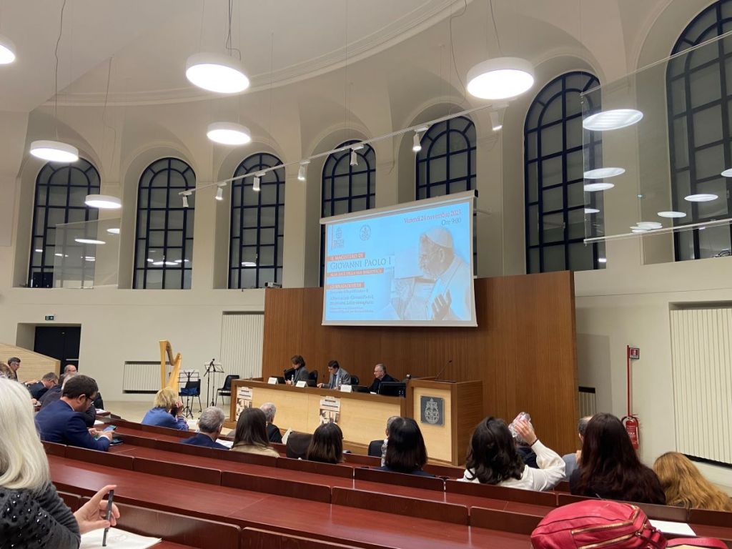 A conference on John Paul I and his library at the Pontifical Gregorian University in Rome on November 24, 2023