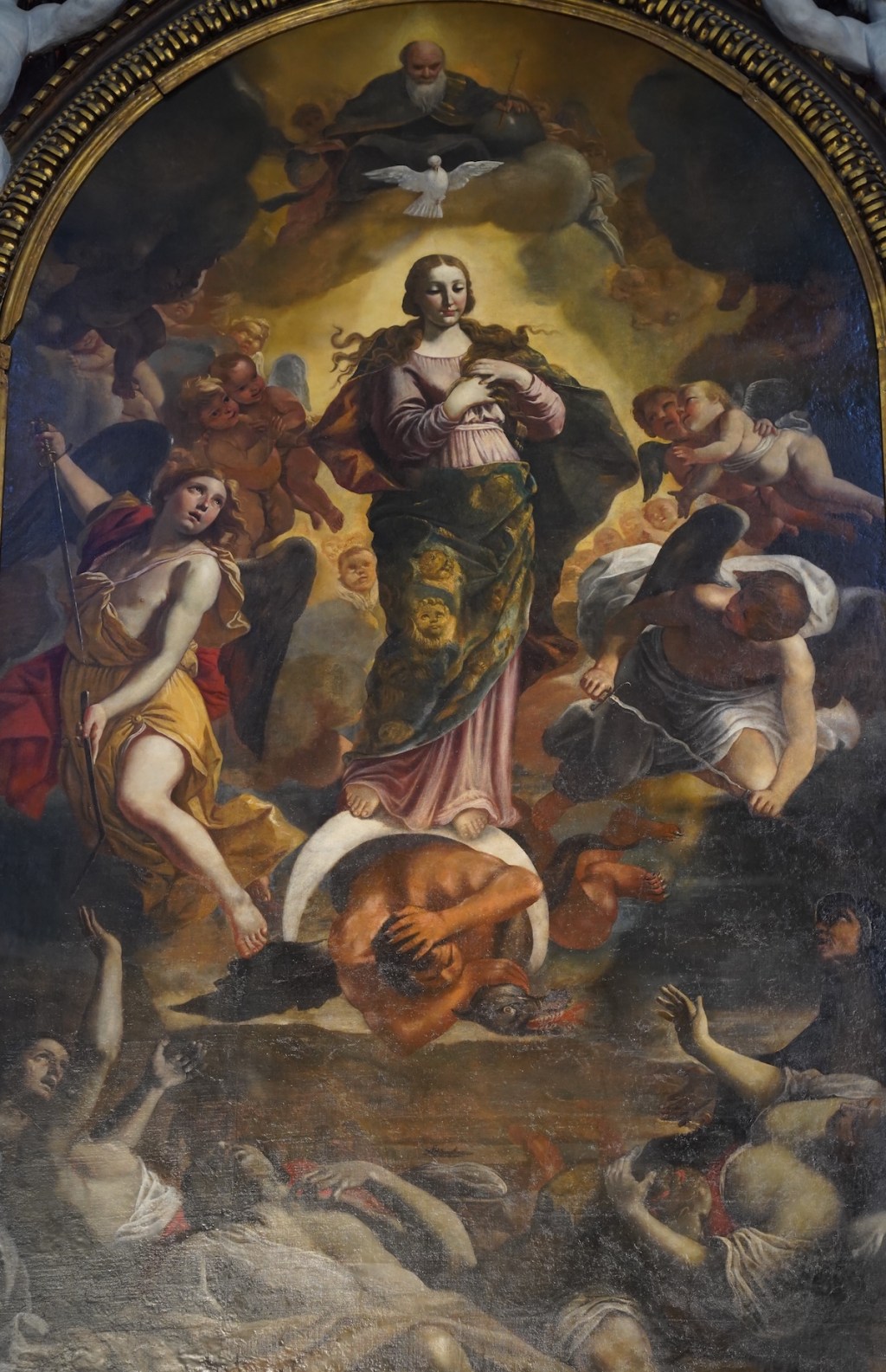 Malta Immaculate conception Mary devil Satan