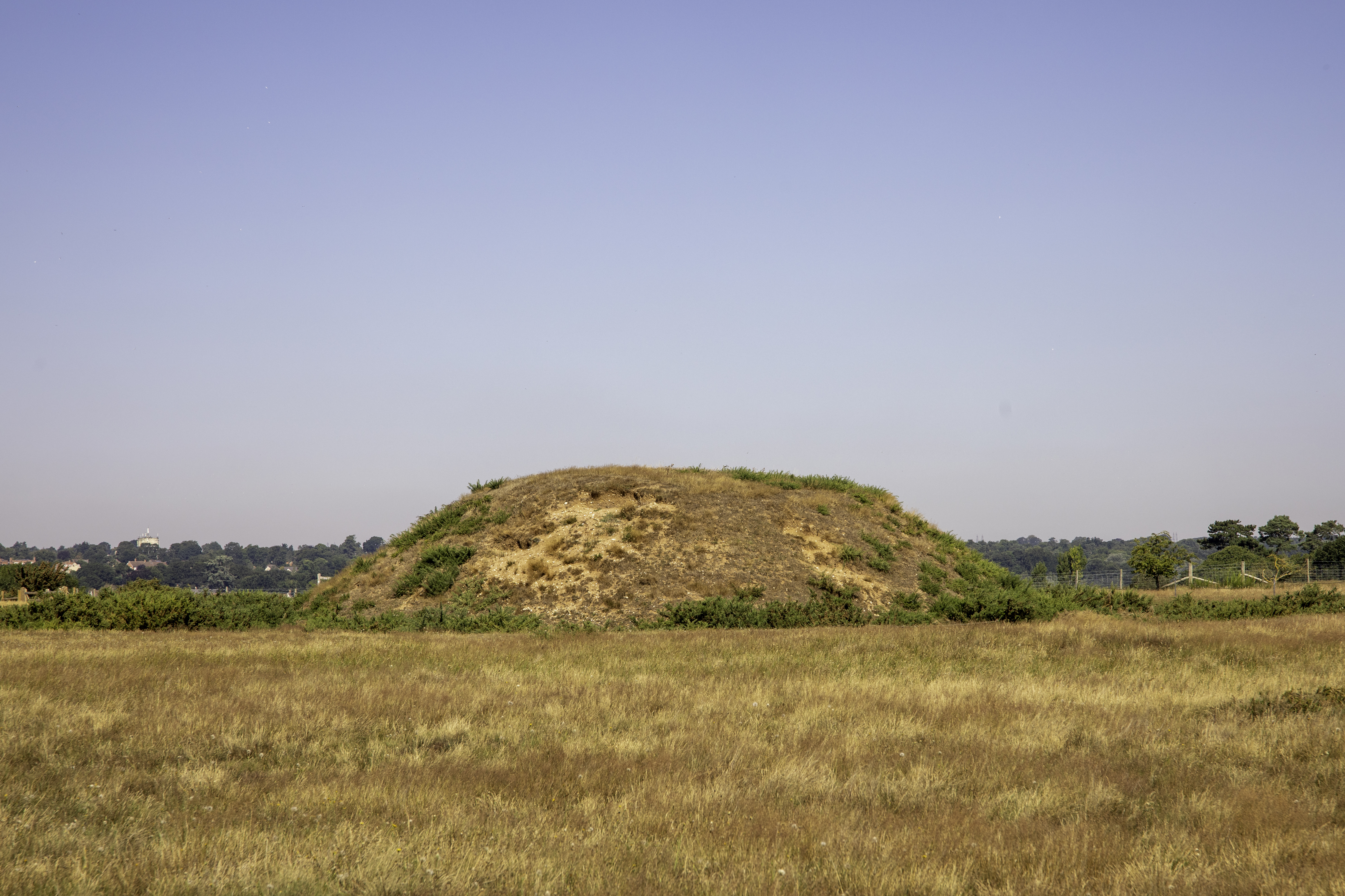 WOODBRIDGE, UNITED KINGDOM - Aug 07, 2020: Sutton Hoo estate, which is a National Trust property where the Longboat burial was found.