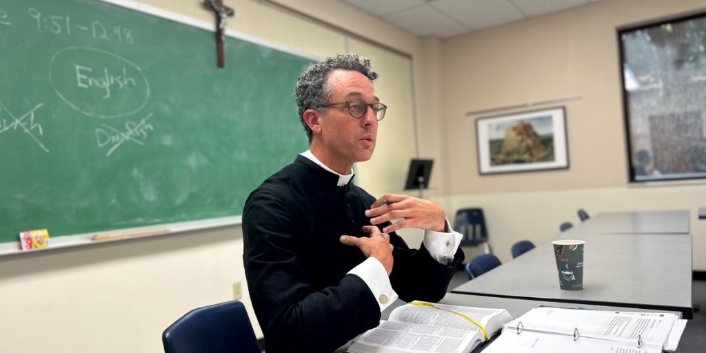 Fr. Michael Rennier teaches sophomore theology at Chesterton Academy of St. Louis.