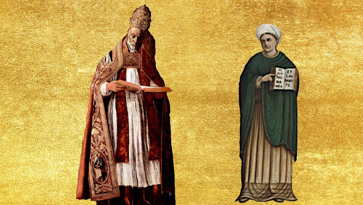St. Gregory the Great and his mother St. Sylvia
