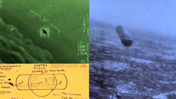 Photos and a drawing of unidentified aerial phenomena - UAP/UFOs