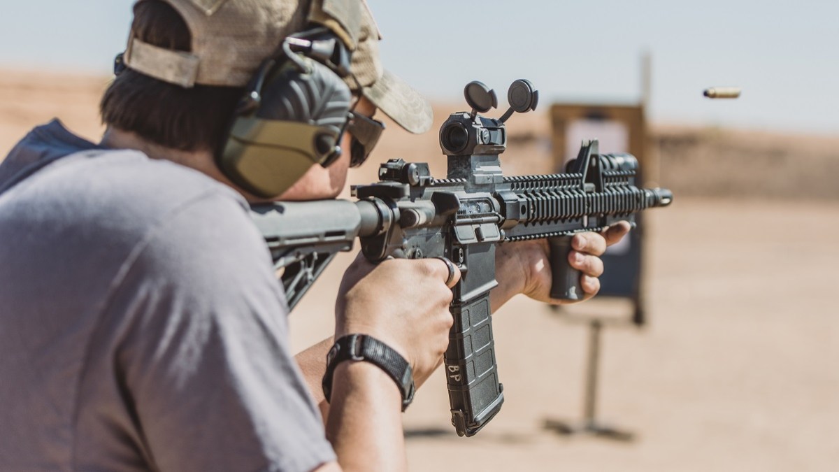 Assault Rifle Firing
