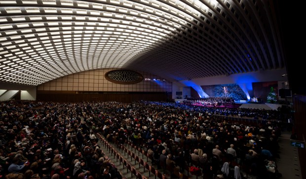 Corner Hero Image - Pope’s words to Bublé, other artists before concert