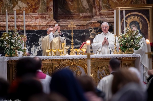 Mass presided over by Monsignor Georg Gänswein in suffrage for Pope Emeritus Benedict XVI