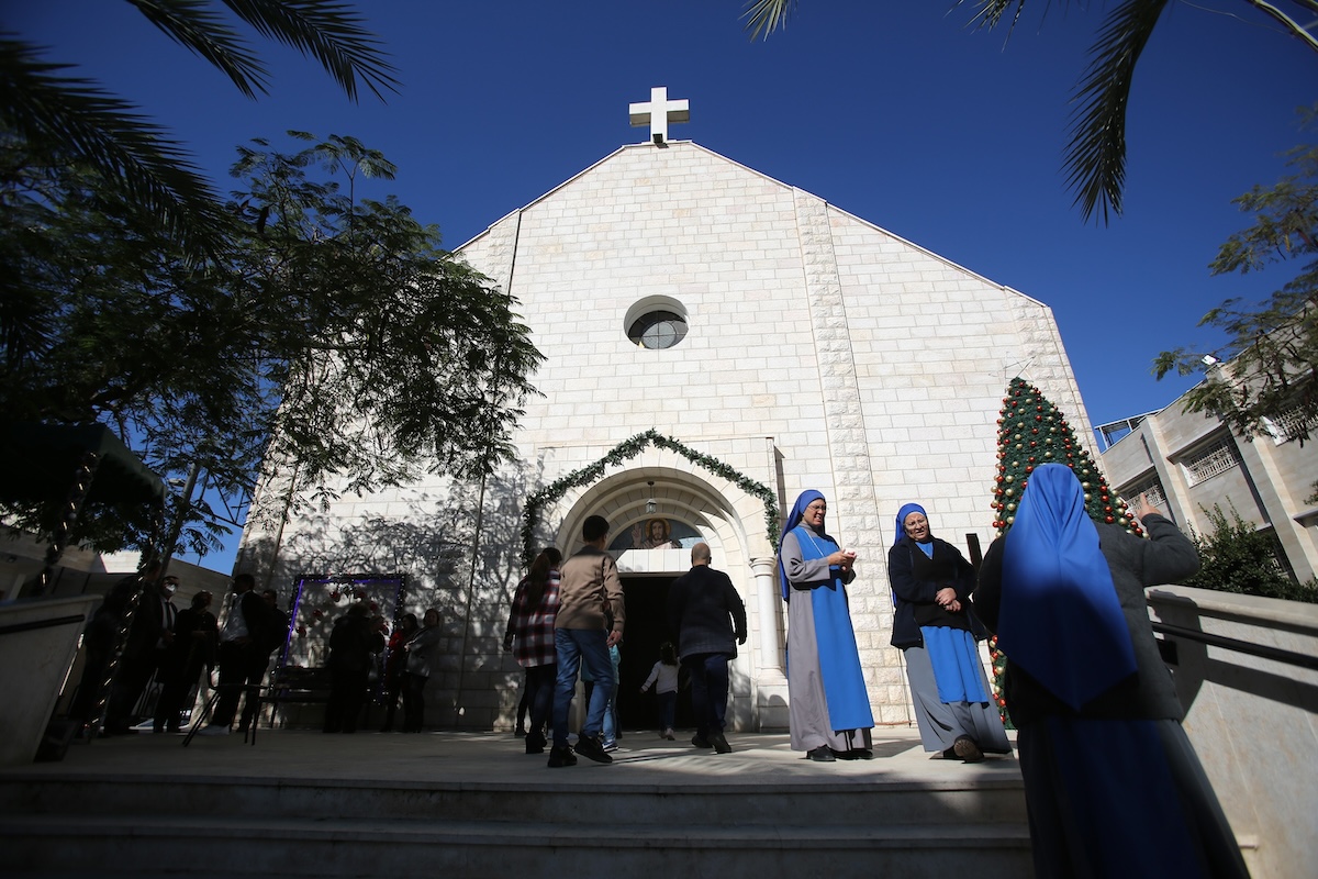Airstrike hits Gaza’s only Catholic church, injures priest