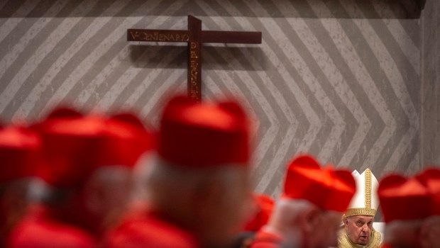 Pope Francis presides over the end of year Vespers and Te Deum prayer