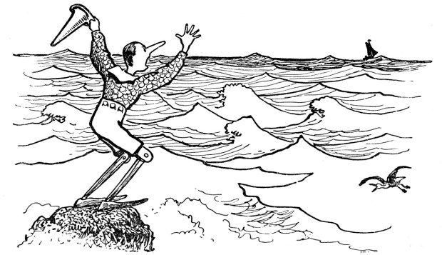 Illustration from the book "The Adventures of Pinocchio"