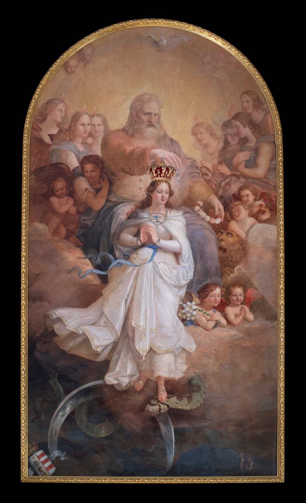 Immaculate Conception painting in Gozo