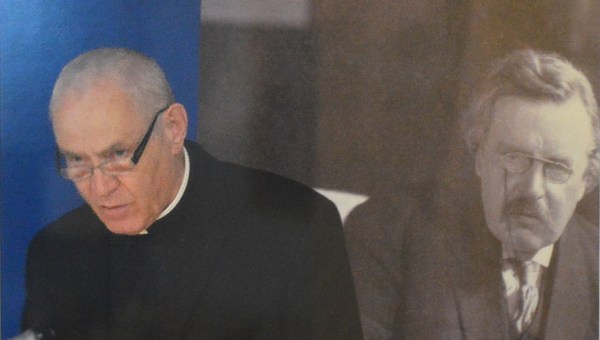Fr. Ian Boyd lecturing on Chesterton