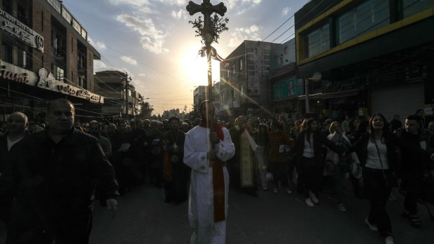 Palm Sunday procession in Iraq
