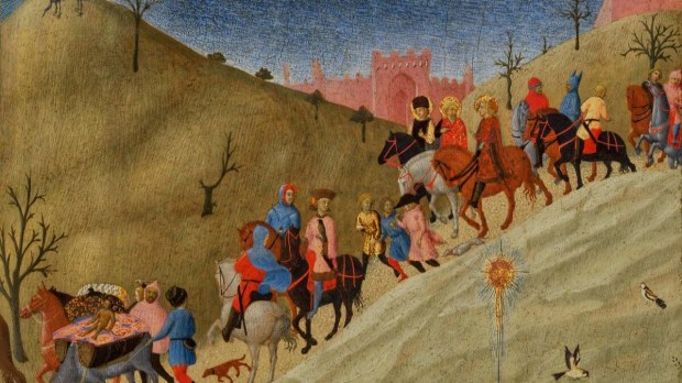 The Journey of the Magi by Sassetta (Stefano di Giovanni), Metropolitan Museum of Art