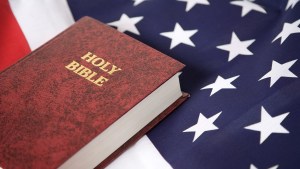Holy Bible American Flag
