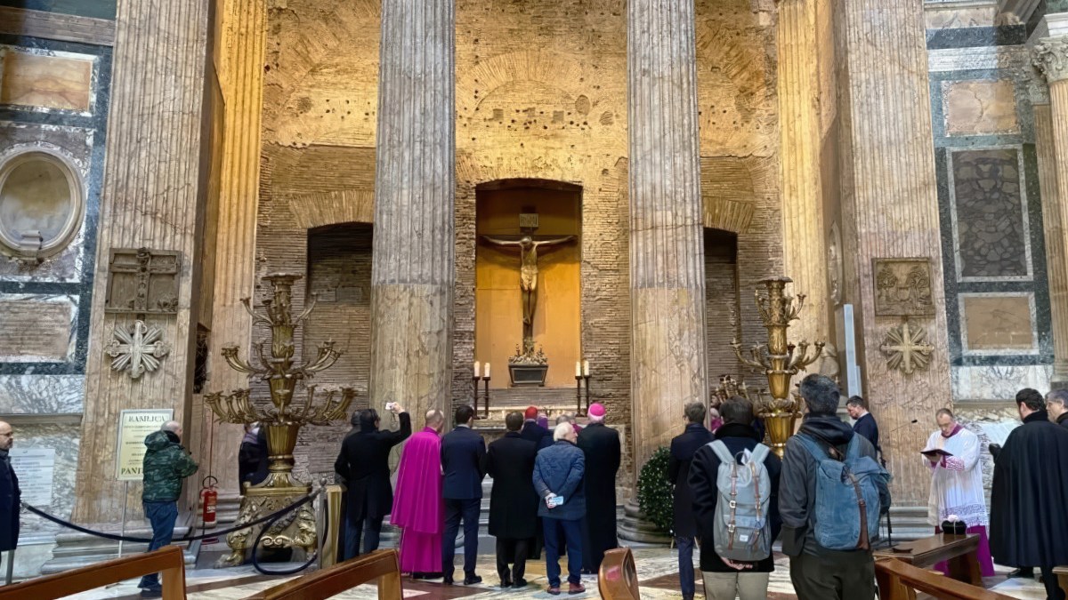 Homage to Cardinal Ercole Consalvi at the Pantheon in Rome on January 24, 2024