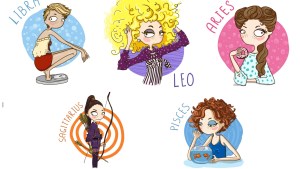 horoscopes women illustration