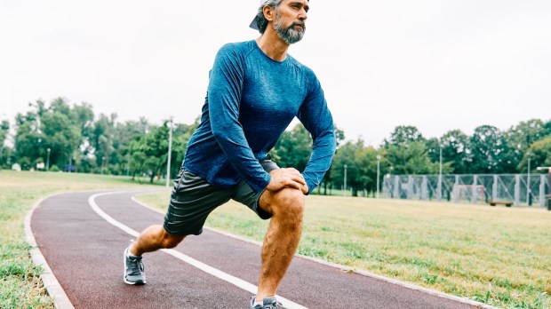 fitness elder older men exercise run