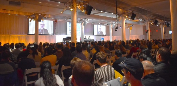 Archbishop Pierbattista Pizzaballa addresses the 2023 New York Encounter