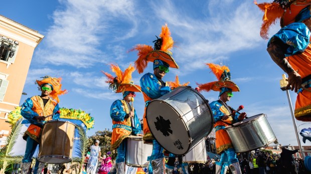 Carnival celebrations in Nice.