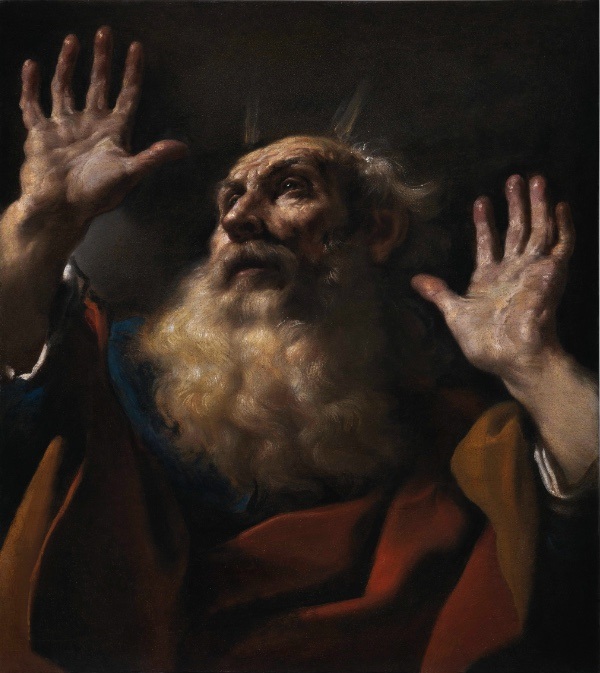 Moses painting by Guercino