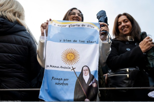 Pope Francis presides over Holy Mass and canonisation of Blessed Maria Antonia of Saint Joseph de Paz y Figueroa known as Mama Antula