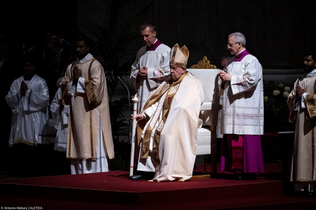 Pope Francis leads a mass at St Peter’s basilica for the Feast of the Presentation of the Lord on February