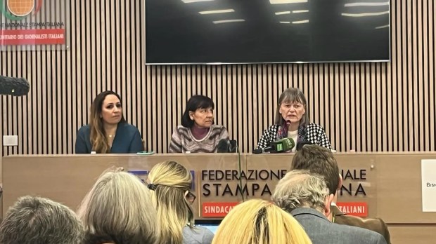 Two women, alleged victims of Fr. Marko Rupnik, gave their testimony at a press conference in Rome.