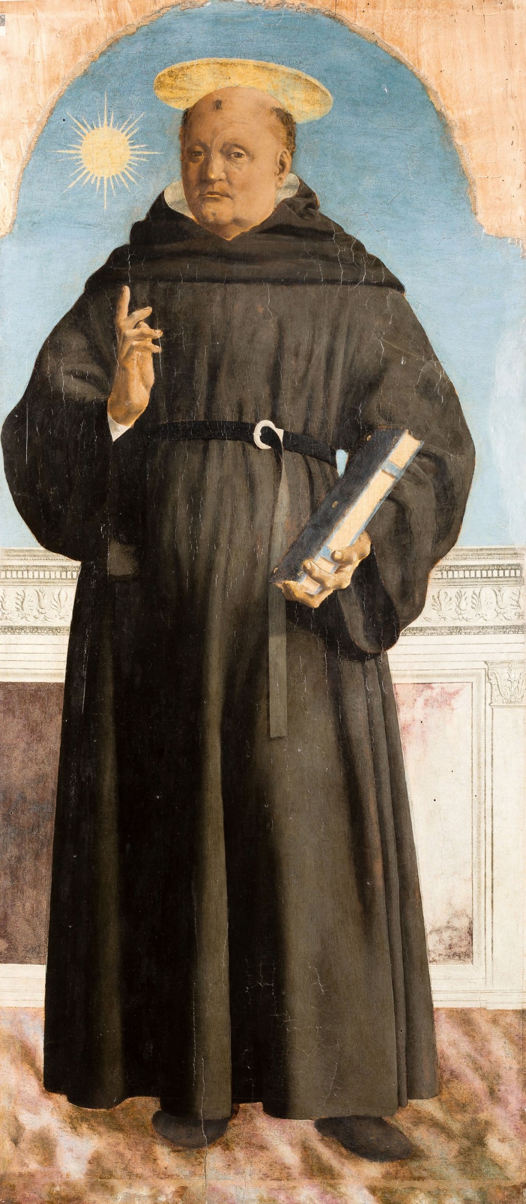 Saint Nicholas Piero della Francesca Augustinian polyptych