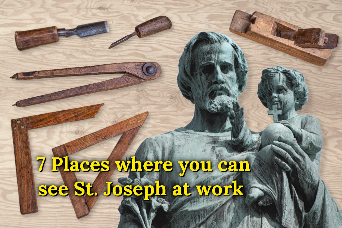 (Slideshow) 7 Places where you can see St. Joseph at work
