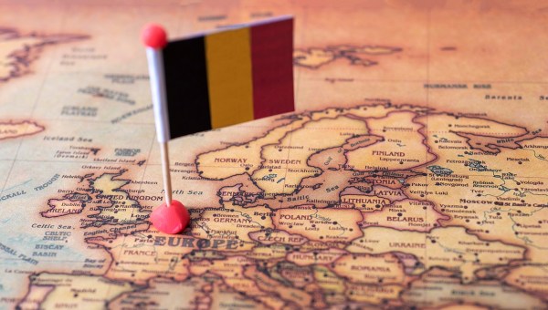 Belgium map