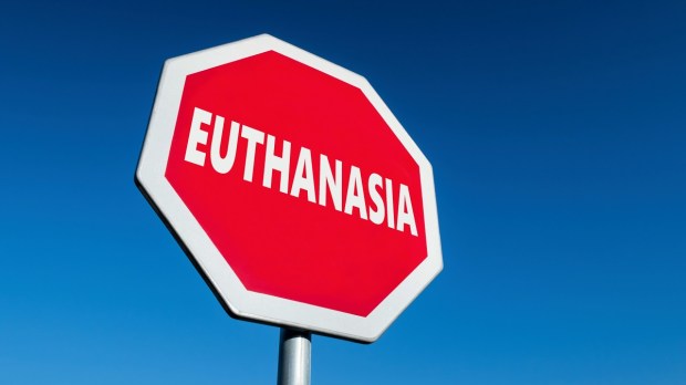 Euthanasia stop sign