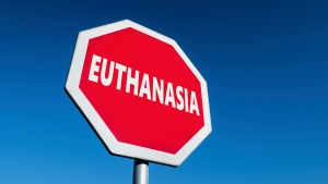 Euthanasia stop sign