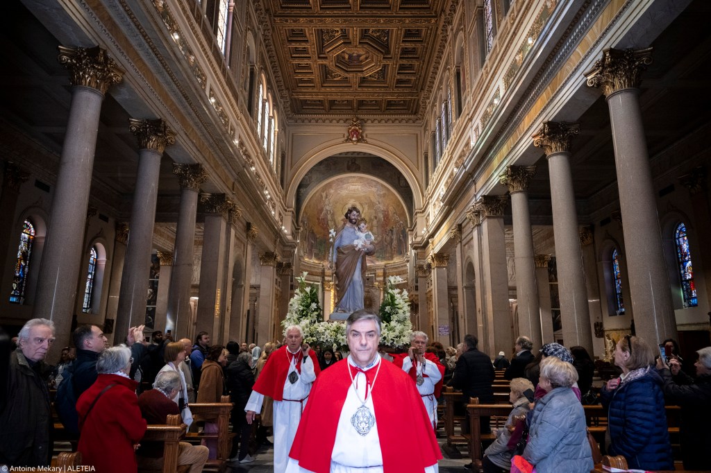 Feast of Saint Joseph at the parish of San Giuseppe al Trionfale in Rome
