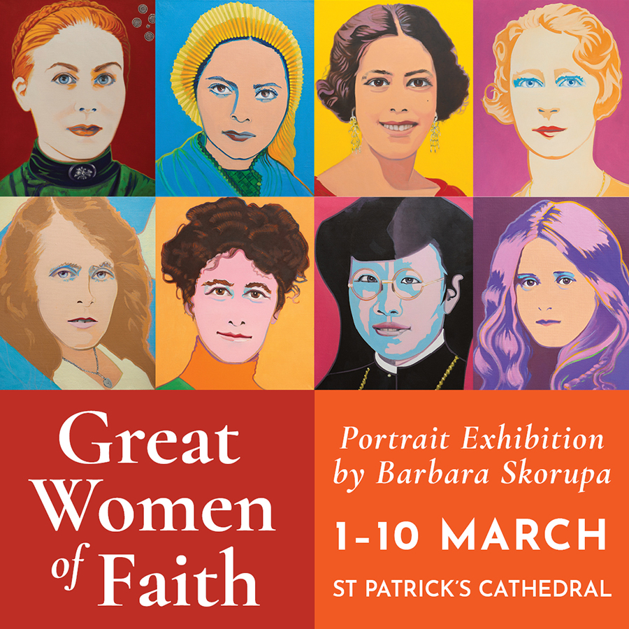 Great Women of the Faith Exhibition poster