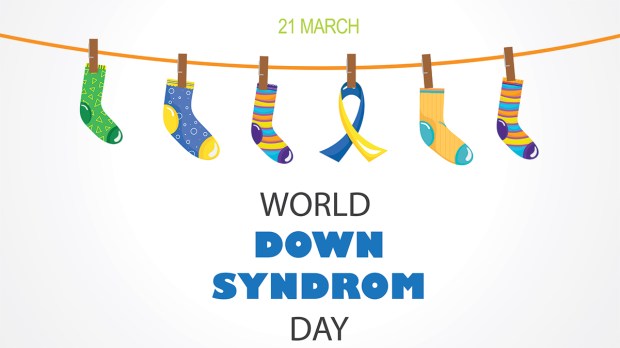 Illustration-Kids-colorful-sock-set-hanging-the-theme-World-Down-Syndrome-Day