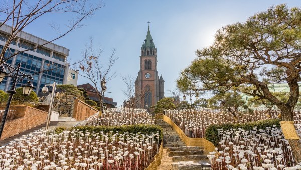 Myeongdong Catholic Cathedral, oldest Catholics Church in Seoul