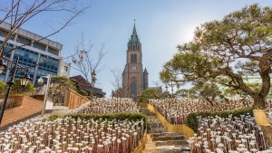 Myeongdong Catholic Cathedral, oldest Catholics Church in Seoul