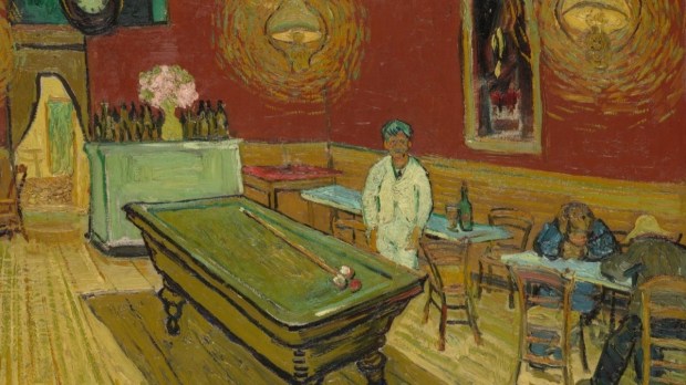 The Night Cafe (Detail) - Vincent van Gogh