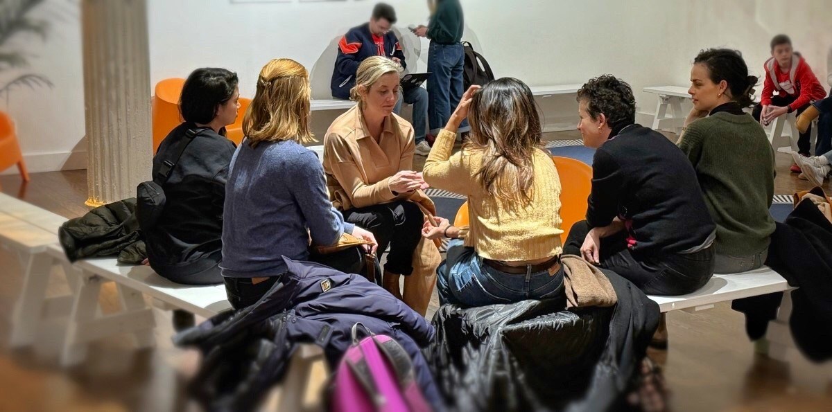 A Well Read Mom group catches up in New York City.