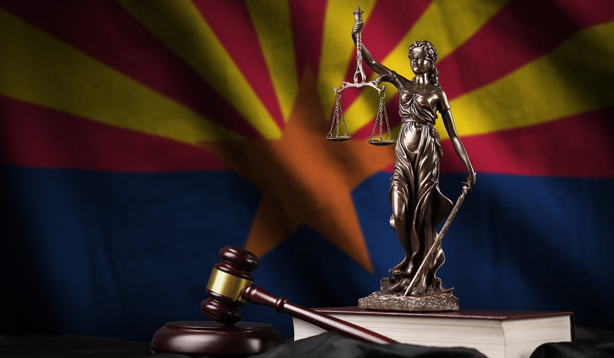 Arizona state flag justice