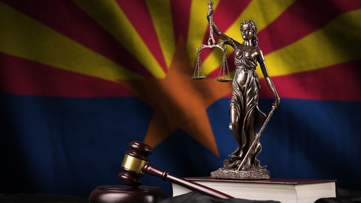 Arizona state flag justice
