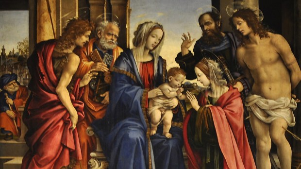 Mystical Marriage of Saint Catherine (1501) - Filippino Lippi