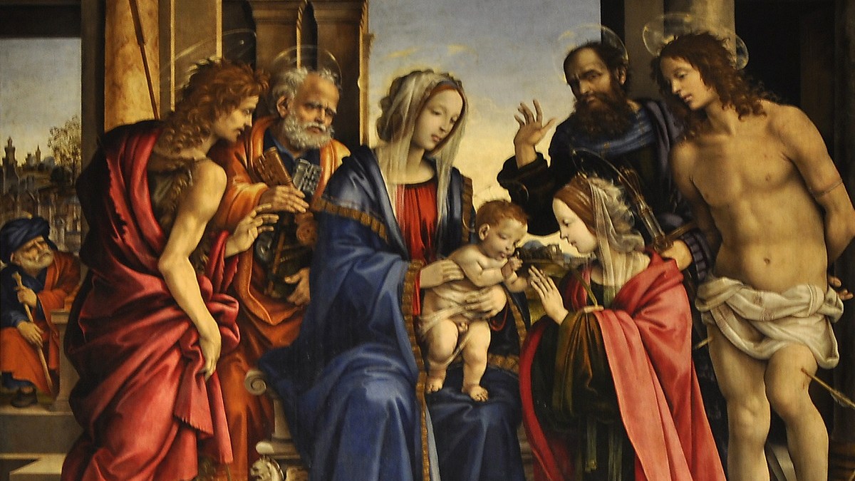 Mystical Marriage of Saint Catherine (1501) - Filippino Lippi