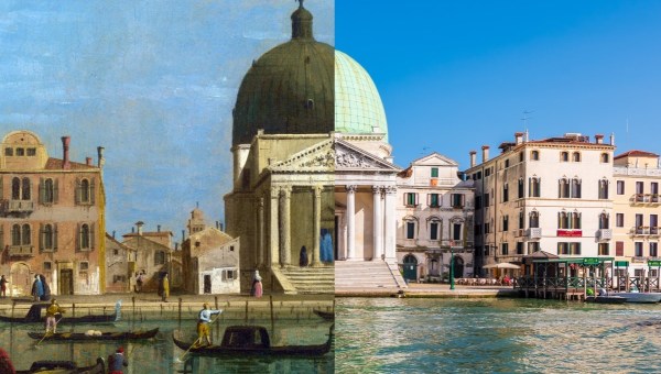 Venice churches then and now
