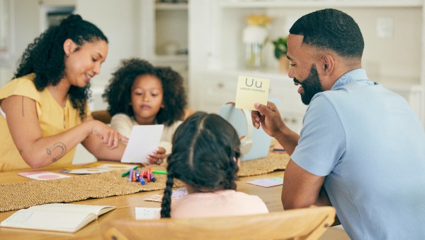 mom-dad-child-kids-homeschool-homework-learn-school-