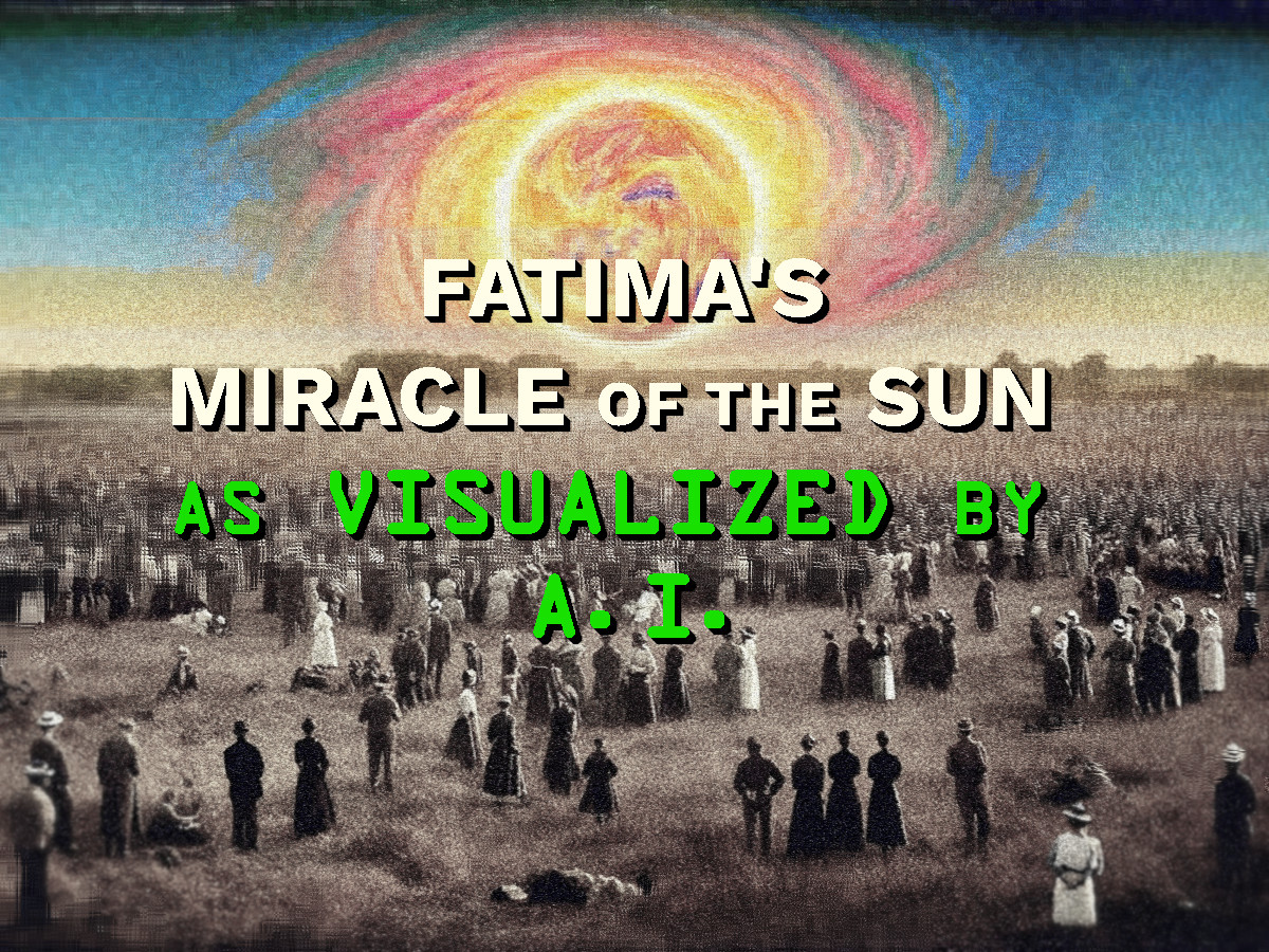 (Slideshow) Fatima’s “Miracle of the Sun” as envisioned by A.I.