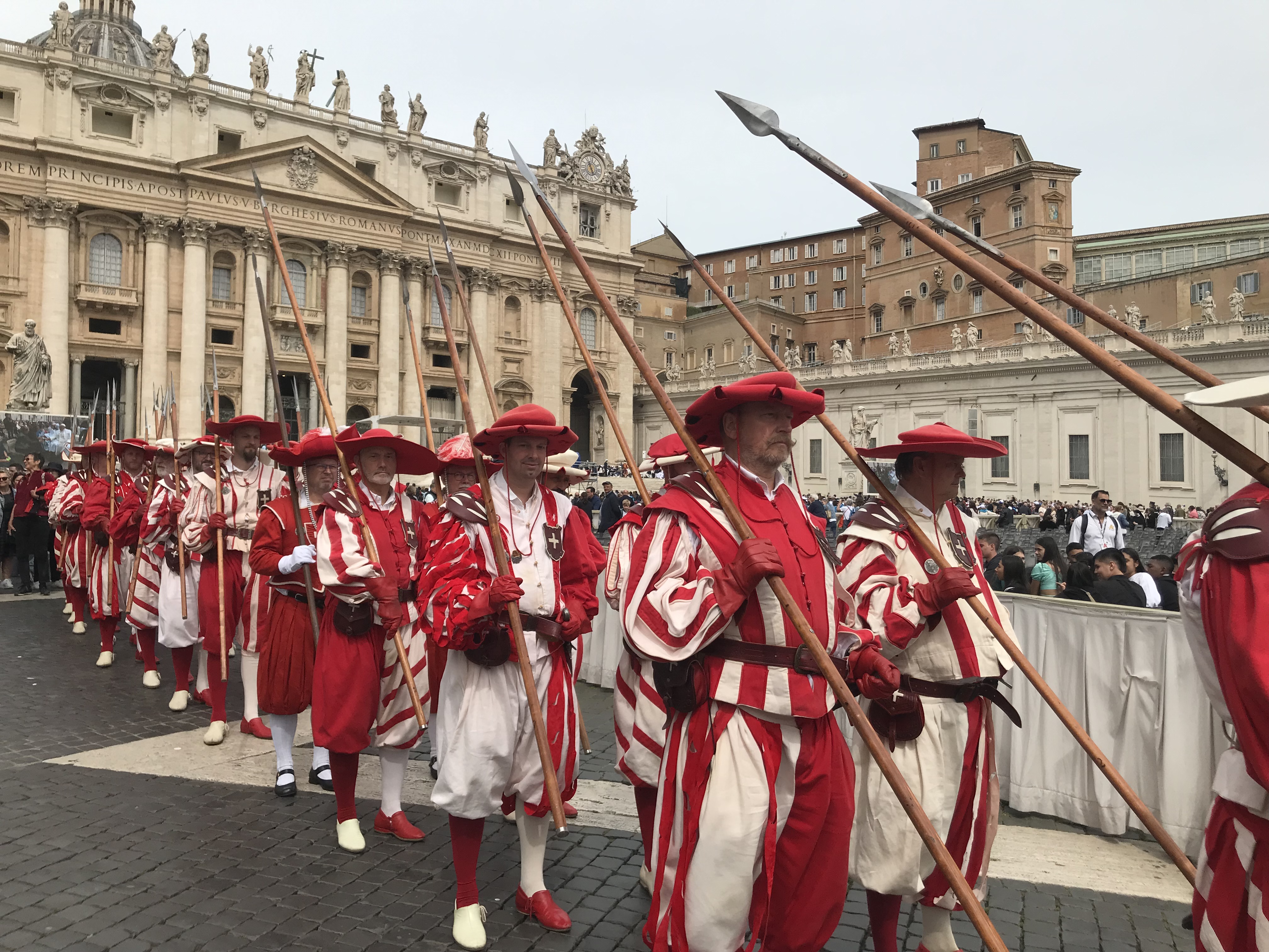 The Cent-Suisses in St. Peter's Square