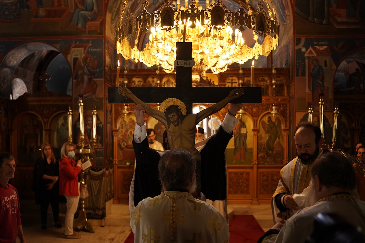 Liturgy in Greece for Holy Week