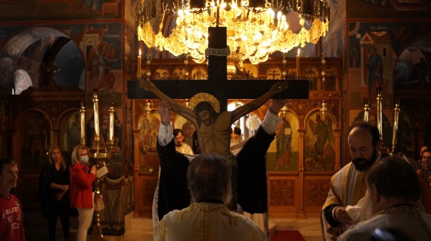 Liturgy in Greece for Holy Week