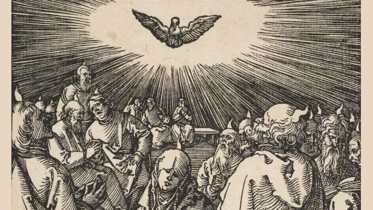 "Pentecost" by Albrecht Dürer, c.1510 (Detail)